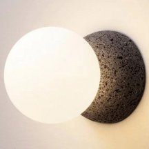 Настенный светильник iLamp Foxtrot 10695W/1-D100 BK-WH