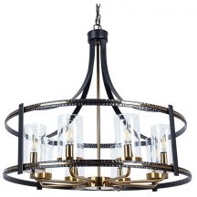 Подвесная люстра Arte Lamp Avior A7011SP-8BK