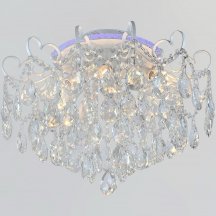 Люстра с пультом ДУ Reluce  04024-0.3-06 WH+SILVER PN+RGB