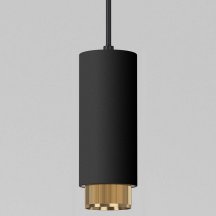 Подвесной светильник Elektrostandard Nubis 50122/1 GU10 черный/золото a064791