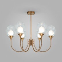 Потолочная люстра Eurosvet Spritz 70217/6 латунь