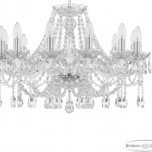 Подвесная люстра Bohemia Ivele Crystal 107 107/12/240 Ni