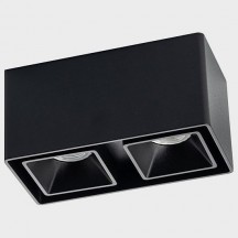 Точечный светильник Italline FASHION FX2 black + FASHION FXR black - 2шт.