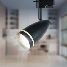 Трековый светильник ЭРА TR49 - GU10 BK
