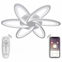 Люстра с ДУ в гостиную Natali Kovaltseva HIGH-TECH LED LAMPS 42795