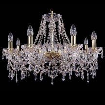Элитная подвесная люстра Bohemia Ivele Crystal 1403 1403/8/240 G
