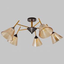 Потолочная люстра Imex MD.4250-5-S-COP+BK