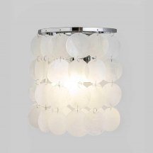 Настенный светильник Eurosvet 60005/1 хром/перламутр