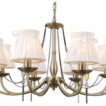 Люстра Китай Illumico IL0023 IL0023-8PSQ-24 AB CASTOR