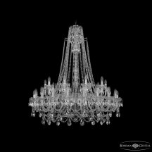 Элитная люстра Bohemia Ivele Crystal 1411 1411/20+10/400/XL-130 Ni