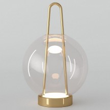 Интерьерная настольная лампа Eurosvet Frasco 80507/1 латунь