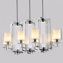 Потолочная люстра iLamp King RM6201-8P CR+CL