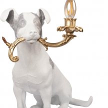 Интерьерная настольная лампа Dog 10312 Grey