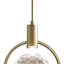 Подвесной светильник DeLight Collection 2121 2121P/A brass/clear