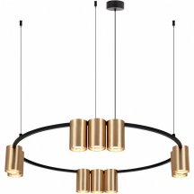 Подвесная люстра Denkirs Orbit DK4065-BK+SG