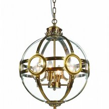 Подвесная люстра DeLight Collection Hagerty KG0516P-4 antique brass