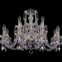 Подвесная люстра Bohemia Ivele Crystal 1402/8+4/240/G