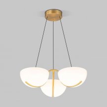 Подвесная светодиодная люстра Eurosvet Emisfero 50083/3 LED золото