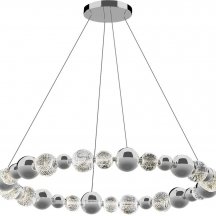 Подвесной светильник DeLight Collection Elliot Diamante MD21001002-1F chrome