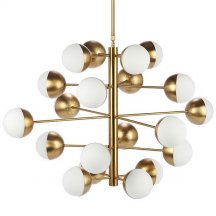 Люстра на штанге Imperiumloft Globe Cedar Moss Light 40,1667