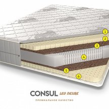 Consul Сапфир Люкс 90x200 пружинный