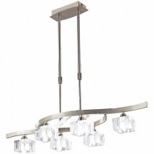 Подвесной светильник Mantra Cuadrax Sn Optical Glass 1115