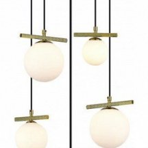 Подвесной светильник Golden 2134-6D BR+MBK