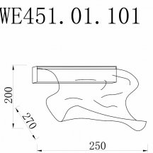 Настенный светильник Wertmark Hanna WE451.01.101