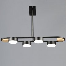 Люстра Reluce 02760-0.3-04 BK+WOOD GX53