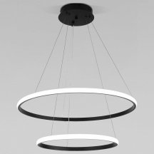 Подвесной светодиодный светильник Eurosvet Collars 90264/2 черный