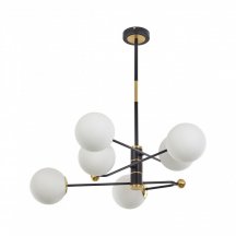 Элитная потолочная люстра Arte Milano  272708/6 BK/GD