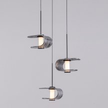 Подвесной светильник MD24020901 MD24020901-3A black/smoky