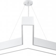 Подвесной светодиодный светильник Geometria ЭРА Igrek SPO-142-W-40K-044 44Вт 4000К белый Б0050568