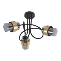 Потолочная люстра Hurricane 1139/3P Black/Gold