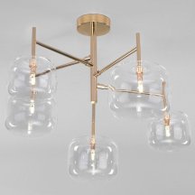 Подвесная люстра для кухни Eurosvet Jar 70128/5 золото