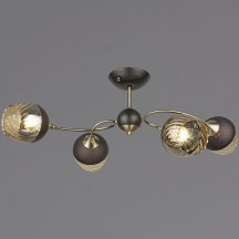 Потолочная люстра Reluce 04250-0.3-04 BK+AB