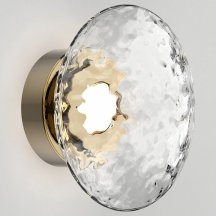 Настенный светильник Eurosvet Ripple 50389/1 LED латунь