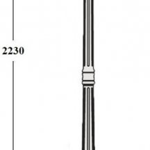 Наземный фонарь Oasis Light PORTO 86109A/02 Gb