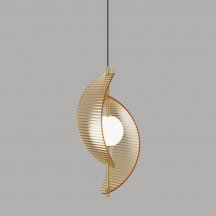 Подвесной светильник DeLight Collection MD24030035 MD24030035-1A brass/amber