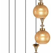Подвесная люстра Reluce 02001-0.9-09 Amber