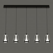 Подвесной светильник DeLight Collection MD24001011 MD24001011-5B black/smoky