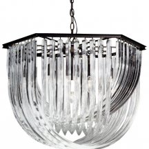 Подвесная люстра DeLight Collection Murano Glass BR333 black