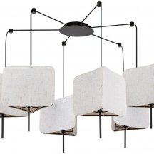 Подвесная люстра Arte Lamp Trixie A7084SP-6BK