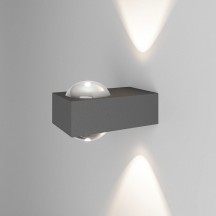 Уличный настенный светильник со светодиодами Elektrostandard Lenses a070452