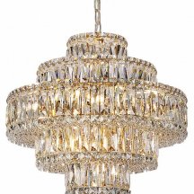 Подвесная люстра Newport 8450 8459+6/C gold