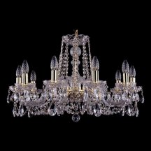 Элитная люстра Bohemia Ivele Crystal 1402 1402/10/240/G