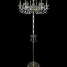 Торшер со столиком Bohemia Ivele Crystal 1402 1402T2/6/195-160/G