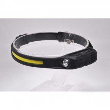 Налобный светодиодный фонарь Gauss аккумуляторный 340х30 330 лм GF411