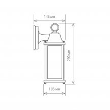 Уличный настенный светильник Elektrostandard 1008D Brick белый 4690389106767