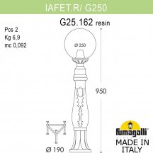 Наземный фонарь Fumagalli GLOBE 250 G25.162.000.VZF1R
